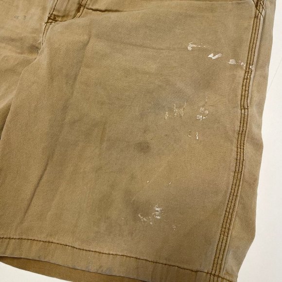 Carhartt Brown Work Short Mens 36 102514-918 Distressed - Picture 10 of 14